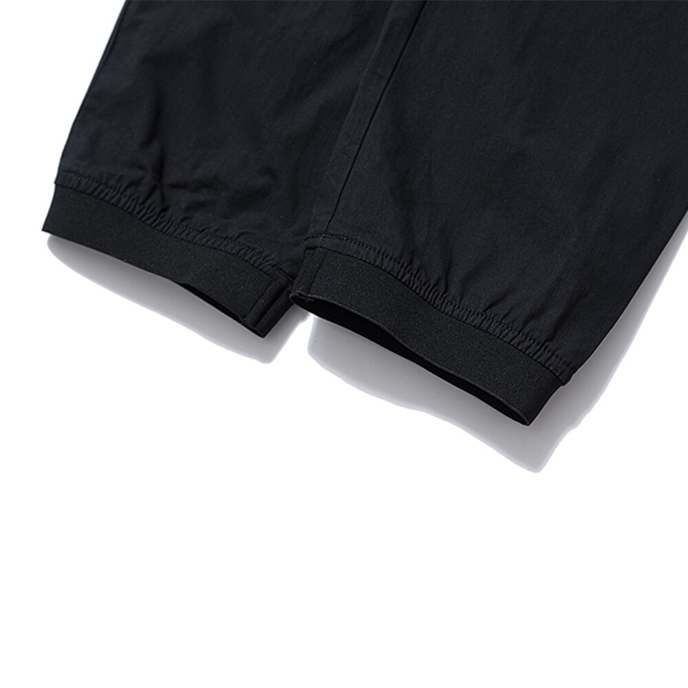S-062 de algodón fino para hombre, pantalón de , estilo de herramientas, con bolsillo, informal, holgado y cómodo, para verano