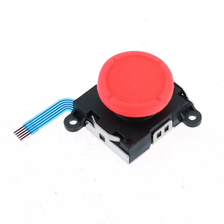 JCD 1PCS 3D Analog Gamepad Joystick Thumb Stick Sensor For Nintend Switch NS Joy Con Controller Replacement For JoyCon: Red