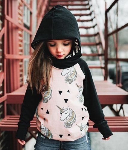 Peuter Infant Eenhoorn Kind Kid Leuke Jongens Meisje Kleding Hooded Sweater Jacket Tops Coat Kinderen Kleding