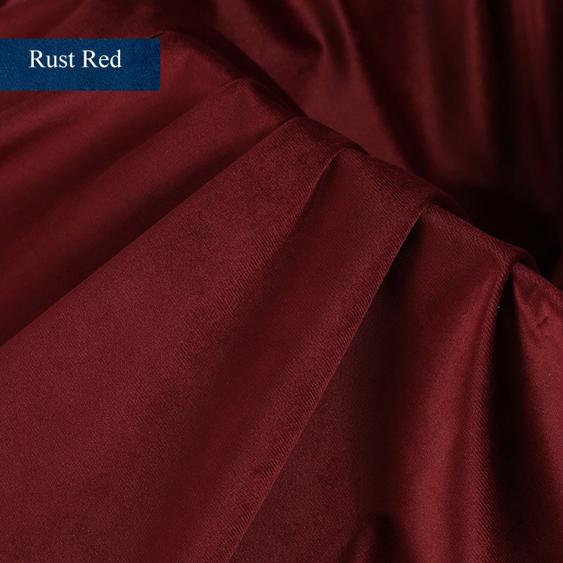 Pure Colour Dutch Velvet Fabric for Sewing Clothes Upholstery DIY Home Decor Textile by the Half Meter: Dark Coffee