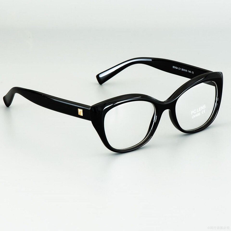 Pixcico 45675 Kat Bril Frames Mannen Vrouwen Optische Mode: C1 black clear