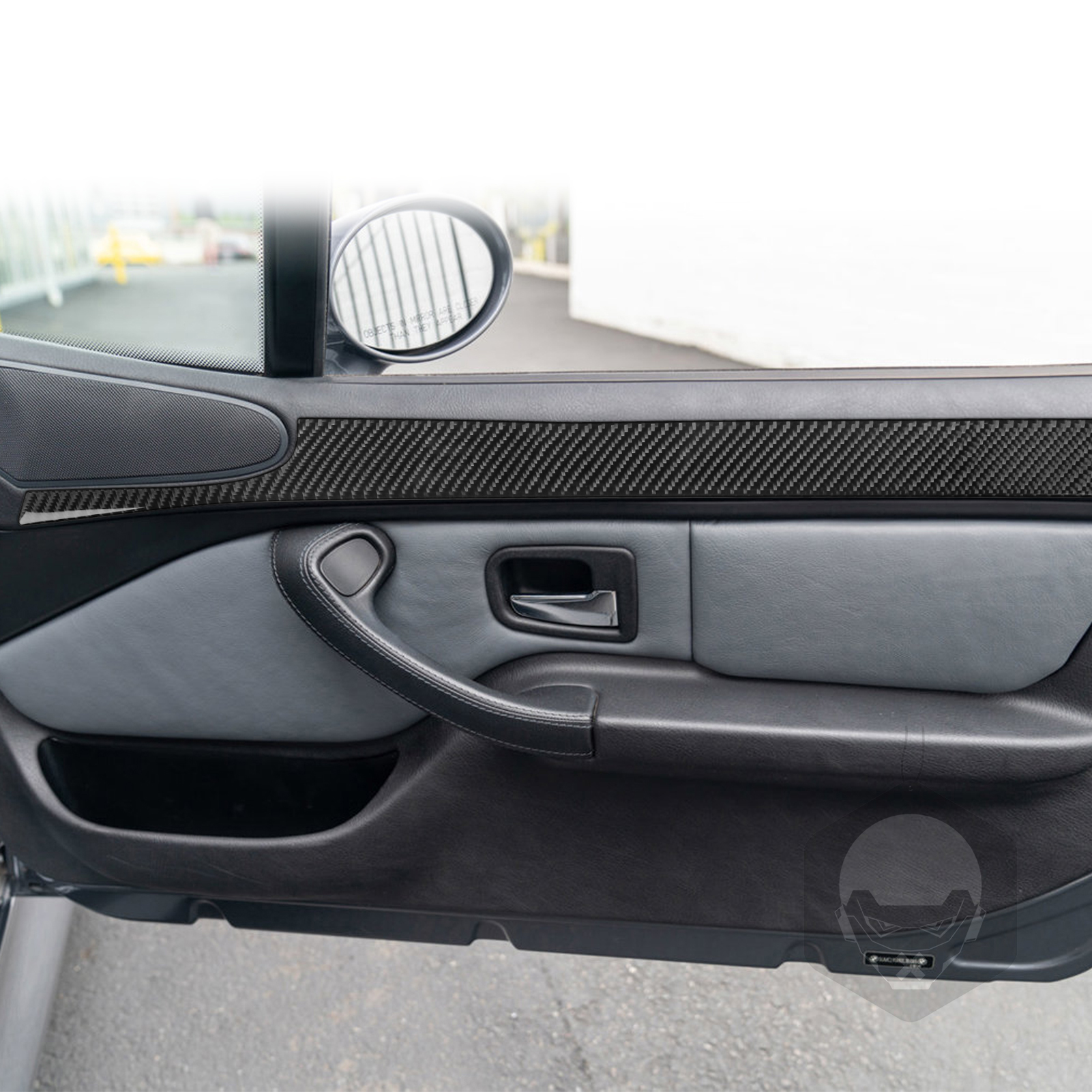 For BMW Z3 E36 1998-2002 Real Carbon Fiber Inner Door Panel Decorative Strip Car Interior Decoration Styling Accessories Sticker