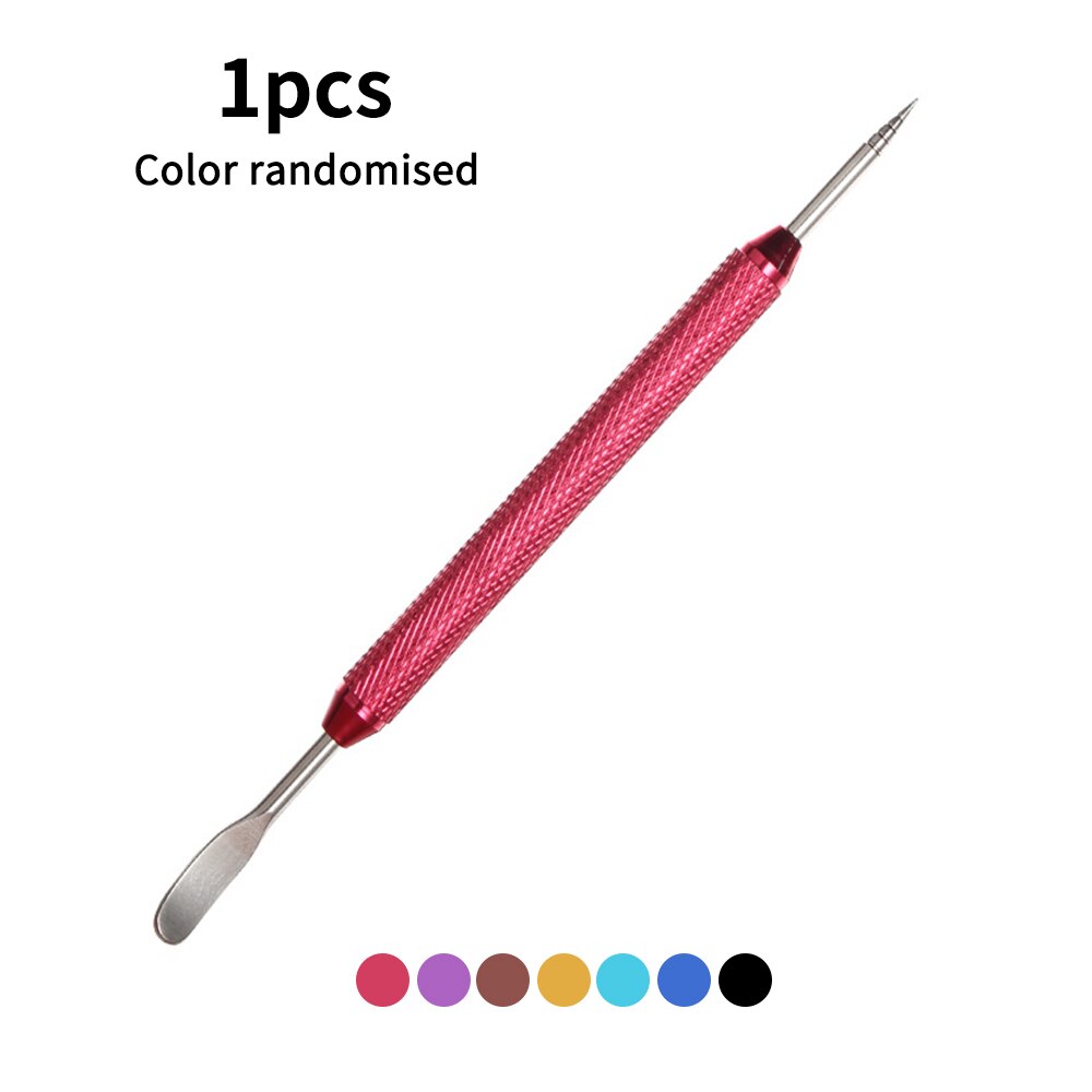 Roestvrijstalen koffiesjablonen, palissander handvat, doe-het-zelf koffiekunstnaald, latteschuimspatel, koffieservies, barista-gereedschap: Willekeurige kleur