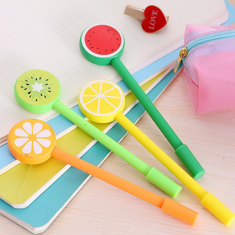 1 stk tegneserie frugter highlighter pen mini markør kuglepenne kawaii papirvarer materiale escolar skrive skoleartikler: 146 -1 stk