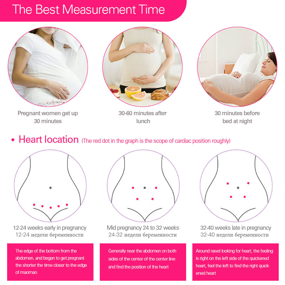 Fetal Doppler Ultrasound Baby Heartbeat Monitor