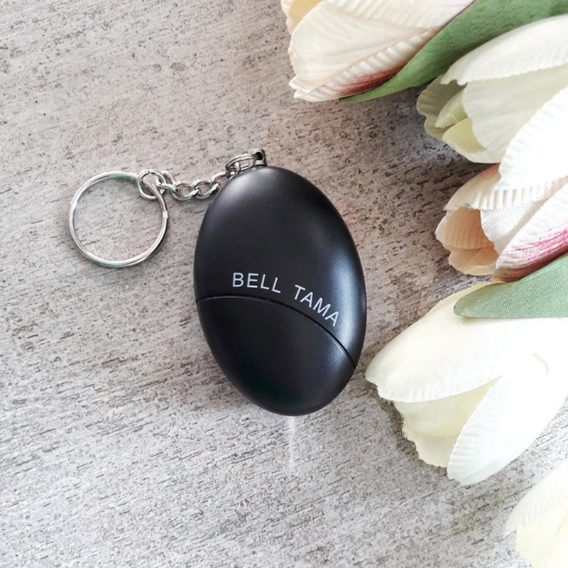 Child Safety alarm 130dB sound ABS plastic keychain portable personal protective alarm for women and kids