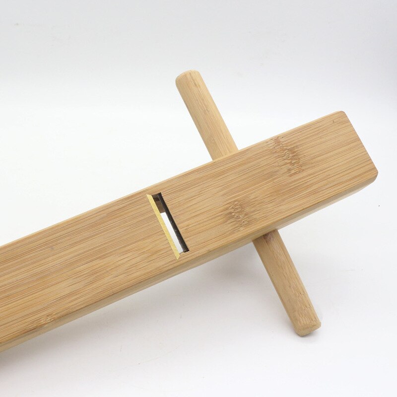 Carpenter's Tool 400mm Bamboo Hand Planer Carpenter's Planer Edge Planer Handle Polishing Planer