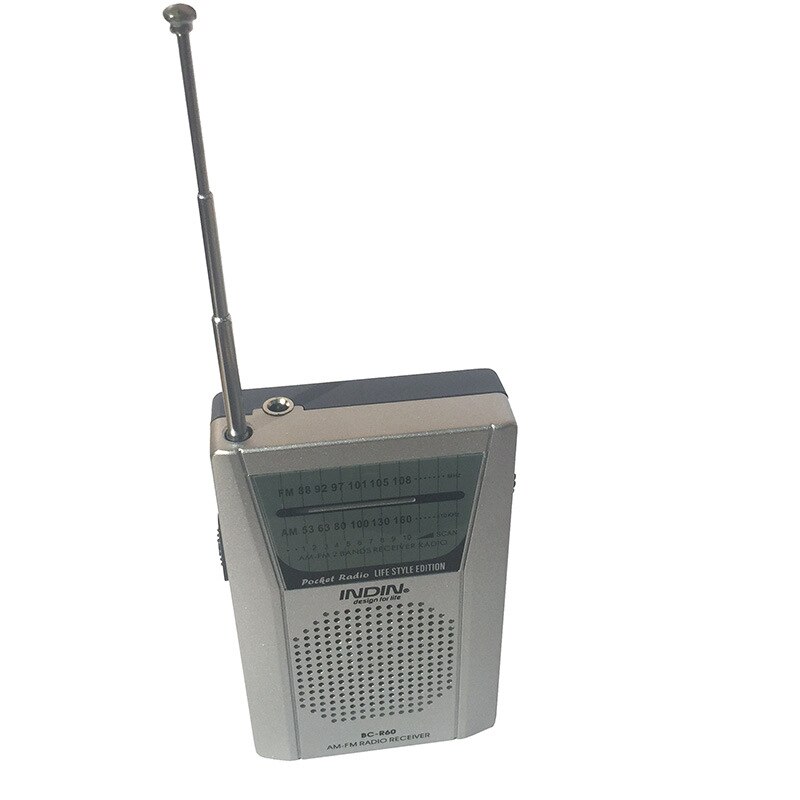 BC-R60 Pocket Radio Telescopic Antenna Mini AM/FM ... – Grandado