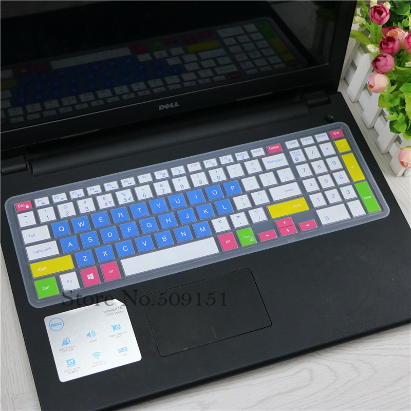 15.6 inch laptop keyboard cover skin For Dell Inspiron 15 5000 series i5545 i5547 5545 5542 5548 5555 5558 5559 5566 5567 5577
