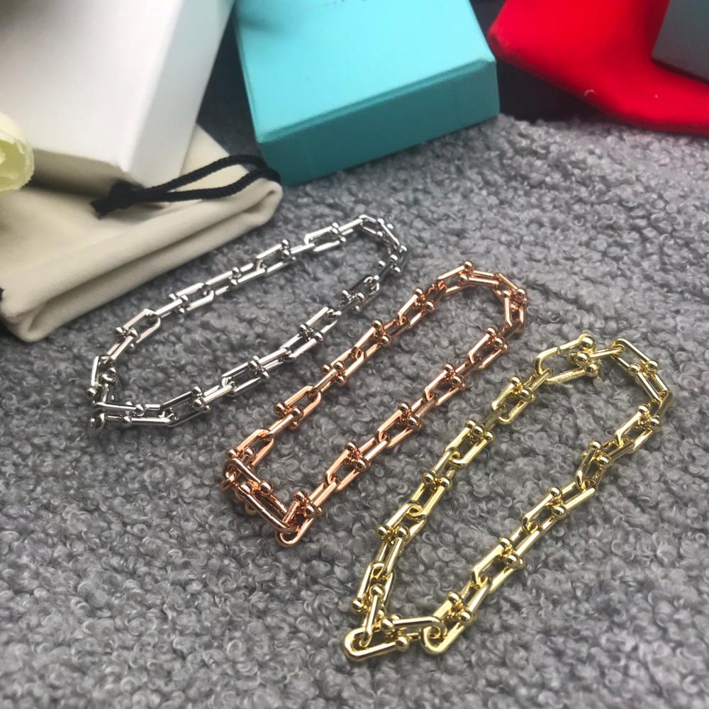 100% 925 u-vormige armbanden van sterling zilver, prachtig vakmanschap, klassieke, originele miniatuursieraden