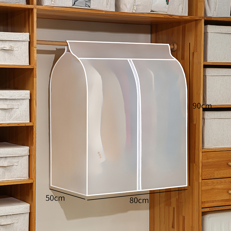 Storage Bags Waterproof Dustproof Clothes Big Dust Cover For Garment Suit Dress Coat Cloths Protector Hanging Organizer Wardrobe: 3