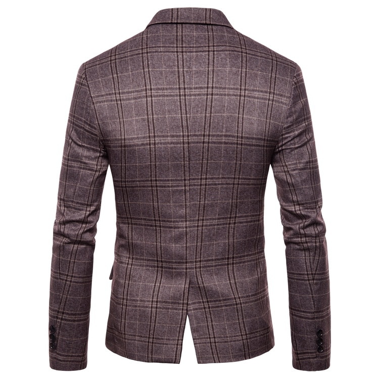Blazer homme veste Style britannique hommes loisirs affaires costume personnalité mâle vêtements de