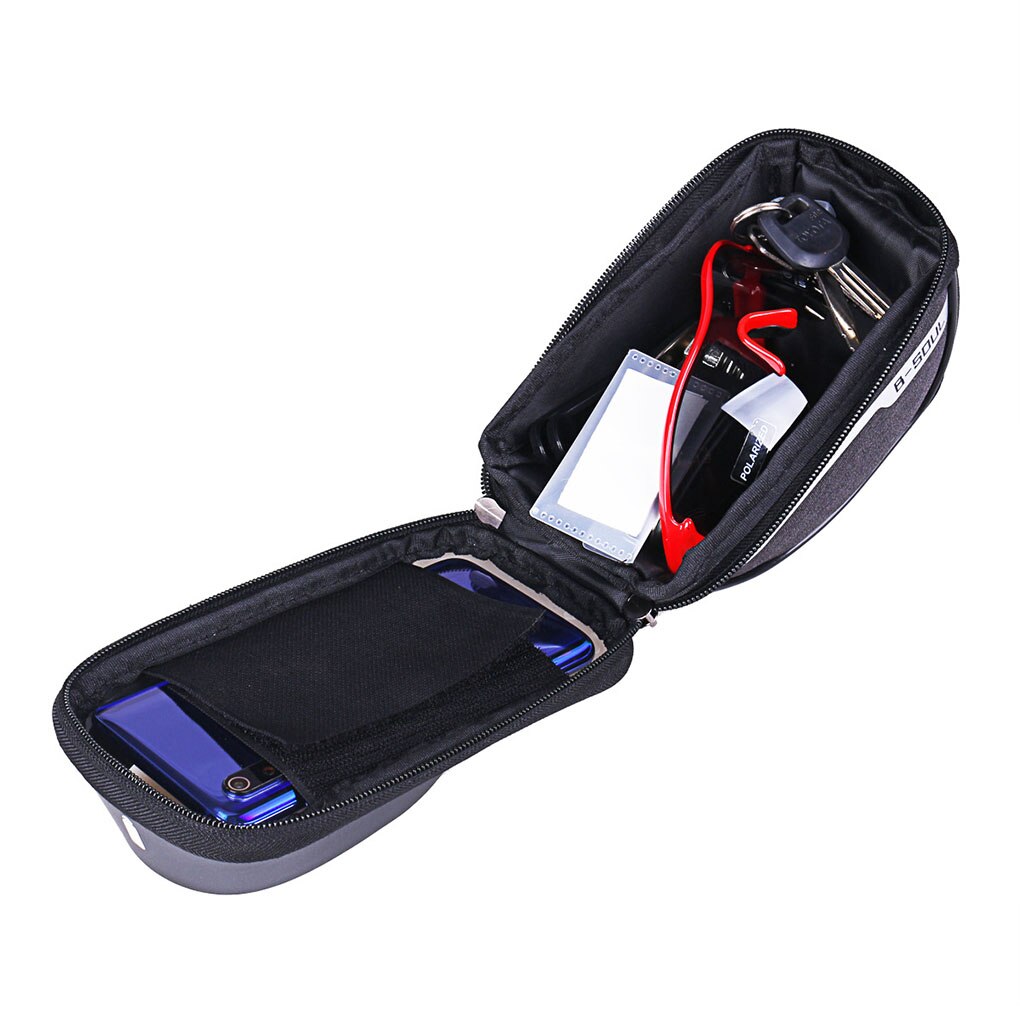 Fietsen Bag Fiets Head Tube Stuur Telefoon Tas Met Touch Screen Waterdichte Opknoping Opbergtas Mount Bike Gereedschap Tassen Case