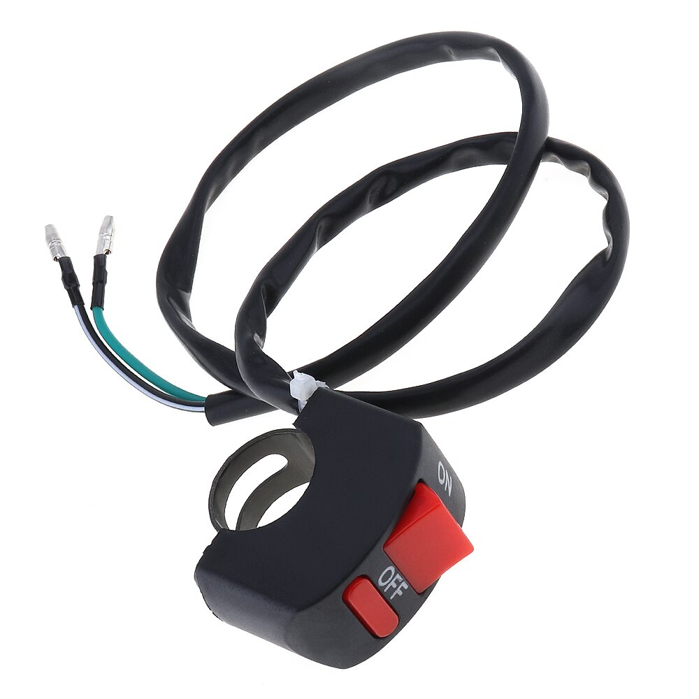 1 Pcs 12 - 24V Universal Stuur Schakelaar Aan-uit Knop Koplamp Vlam Uitrol Schakelaar Geschikt Voor Motorfiets/Cars