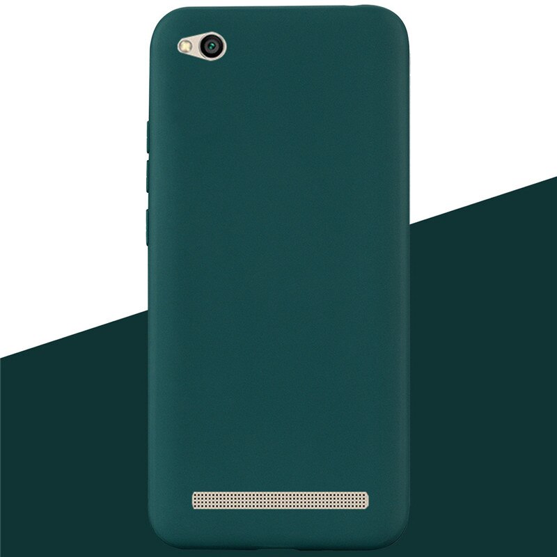 Case For Xiaomi Redmi 5A Case TPU Cover Silicone Soft Back Protective Phone Case on For Redmi 5A Redmi5A a5 5 A Fundas Coque: 14 Dark Green