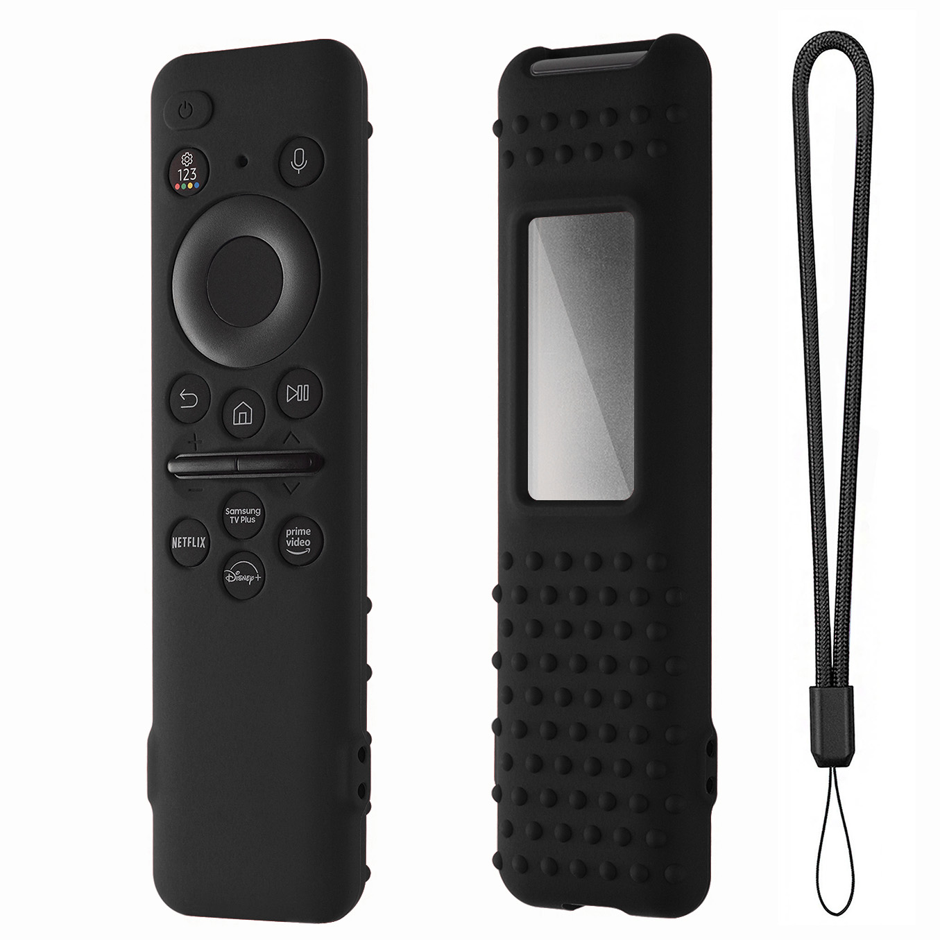 Silicone Protective Cover for Samsung Smart TV Remote Control BN59-01432 BN59-01436 TM2360 for Samsung Solar Cell Remote Case: WHITE