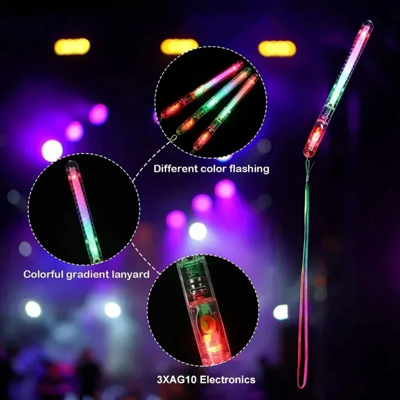 Varillas luminosas varitas iluminadas de fibra óptica accesorios de iluminación nocturna LED para cumpleaños boda fiestas oscuras conciertos Navidad Halloween