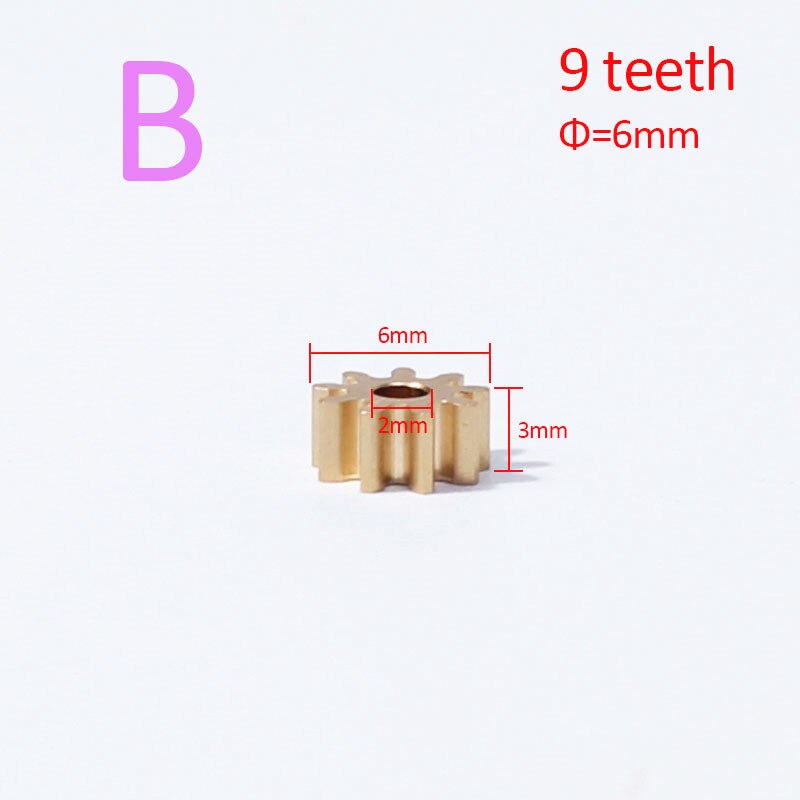 AZGIANT 1PC 8/9/10/11/12 teeth copper car motor gear for FC280 260 130 140 motor international standard universal pinion brass