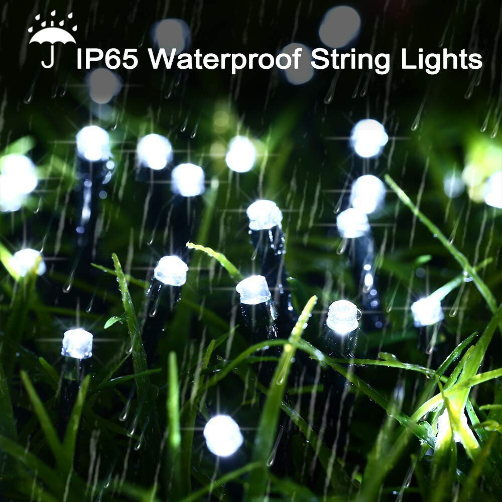 100 LEDs Solar String Light Outdoor Waterproof Garden Decoration Christmas Solar Powered Lamp Fairy Strip Light
