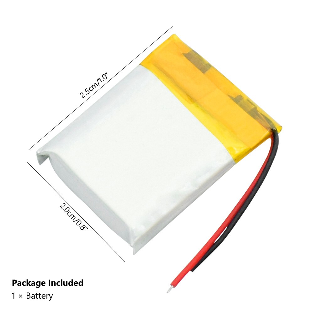 1/2/4 Uds chino 502025 3,7 v batería de iones de litio de 200 mah Li batería de polímero para portátil MP3 MP4 GPS controladores