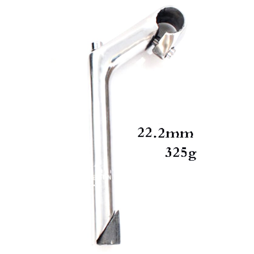 Fiets Stuurpen E-Bike Aluminium Zwanenhals Stuur 80Mm * 25.4Mm * 22.2Mm * 180L fiets Accessoires: silver 22.2