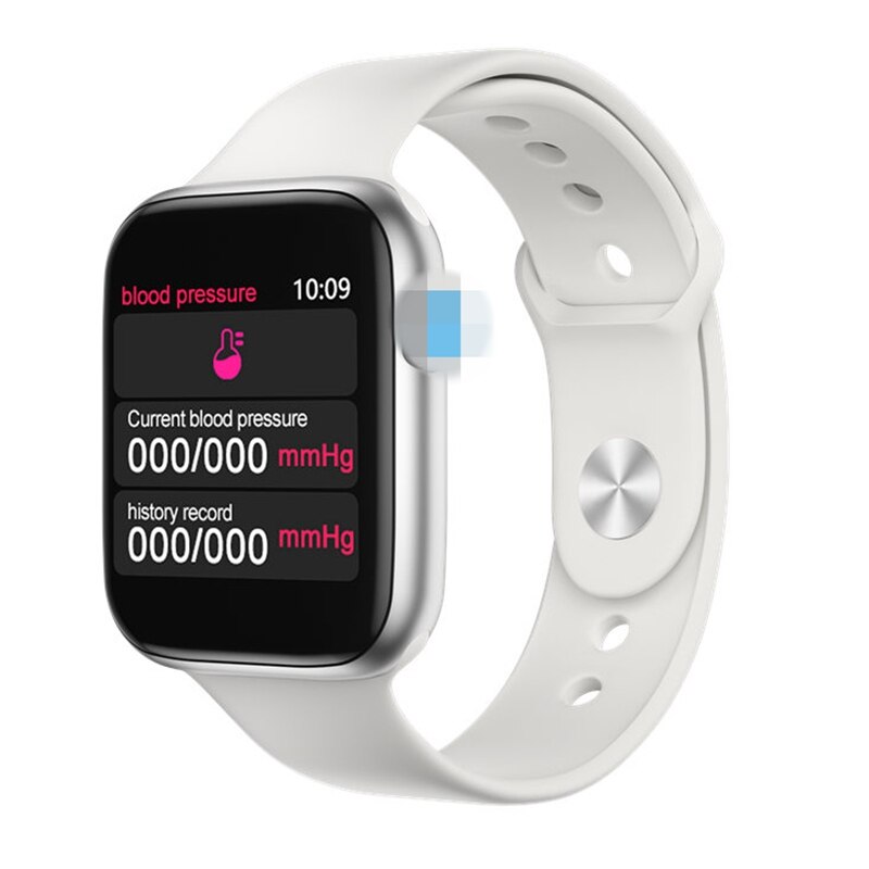 Iwo 8 pro Bluetooth llamada reloj inteligente de música táctil completa rastreador de Fitness las mujeres/los hombres para Apple IOS Android PK W34 IWO 11: silver / add gift