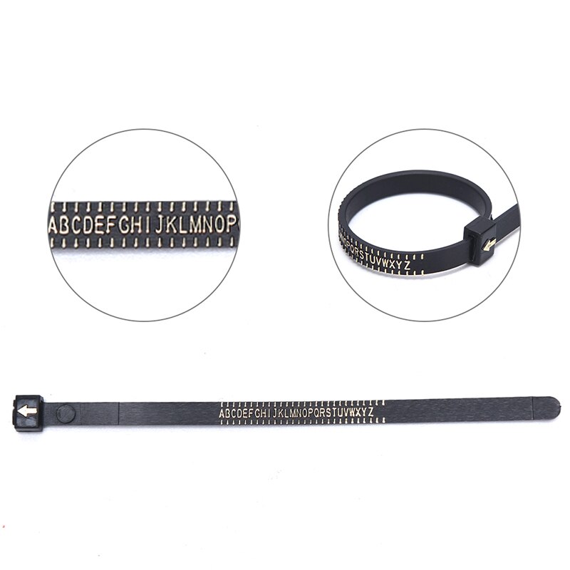 Measuring Finger Standard Ring Sizer US/Europe/UK Tape Ruler Jewelry Accessory Finger Size Measure Gauge Tool: UK