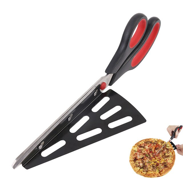 33.5 cm (13.1 '') Pizza schaar Pannenkoek Cutter Spatel Pie Dienen slice tool shear Restaurant Slicer Gebak Keuken