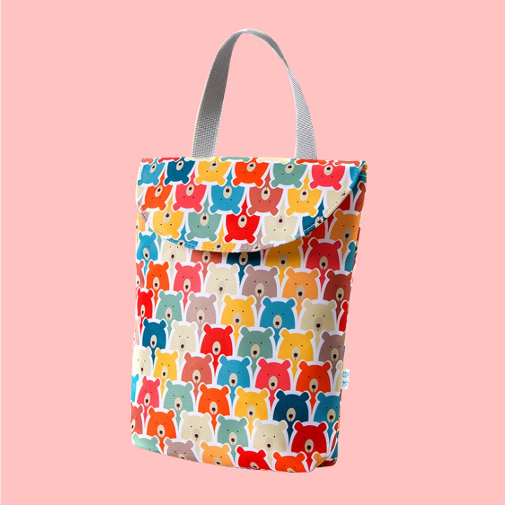 Multifunctional Baby Diaper Bags Reusable Waterproof Diaper Organizer Portable Big Capacity Mummy Bag: 5