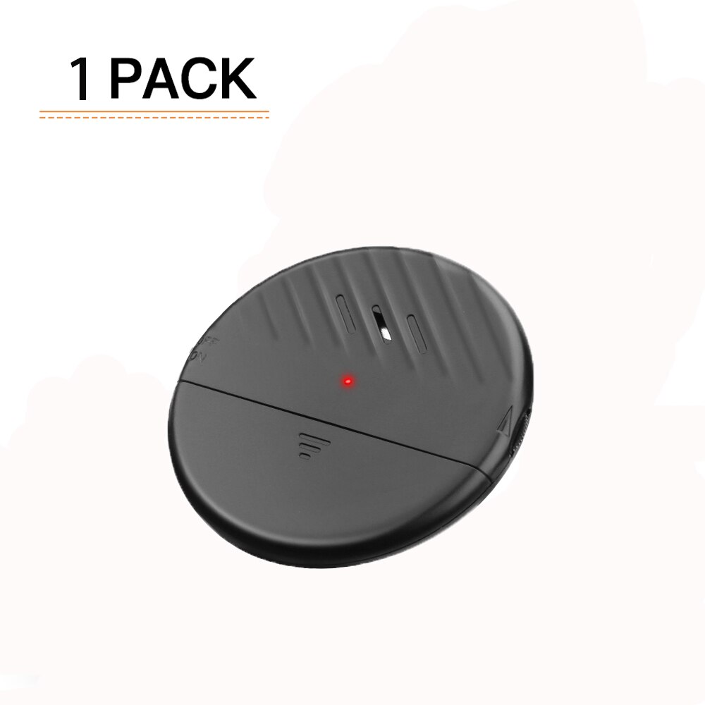 Elecpow Wireless Door Window Vibration Sensor Alarm 125dB Glass Break Anti-Theft Sensor Home Security Protection Alarm: Black 1PC