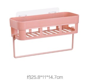 Punch-free Bathroom Kitchen rack towel rack storag... – Grandado