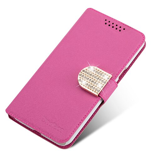 Dneilacc Case For Coque Asus Zenfone 3s Max ZC521TL Cell Phone Cover With Rhinestone Luxury Flower Diamond Phone Bags: Rose Red Diamond