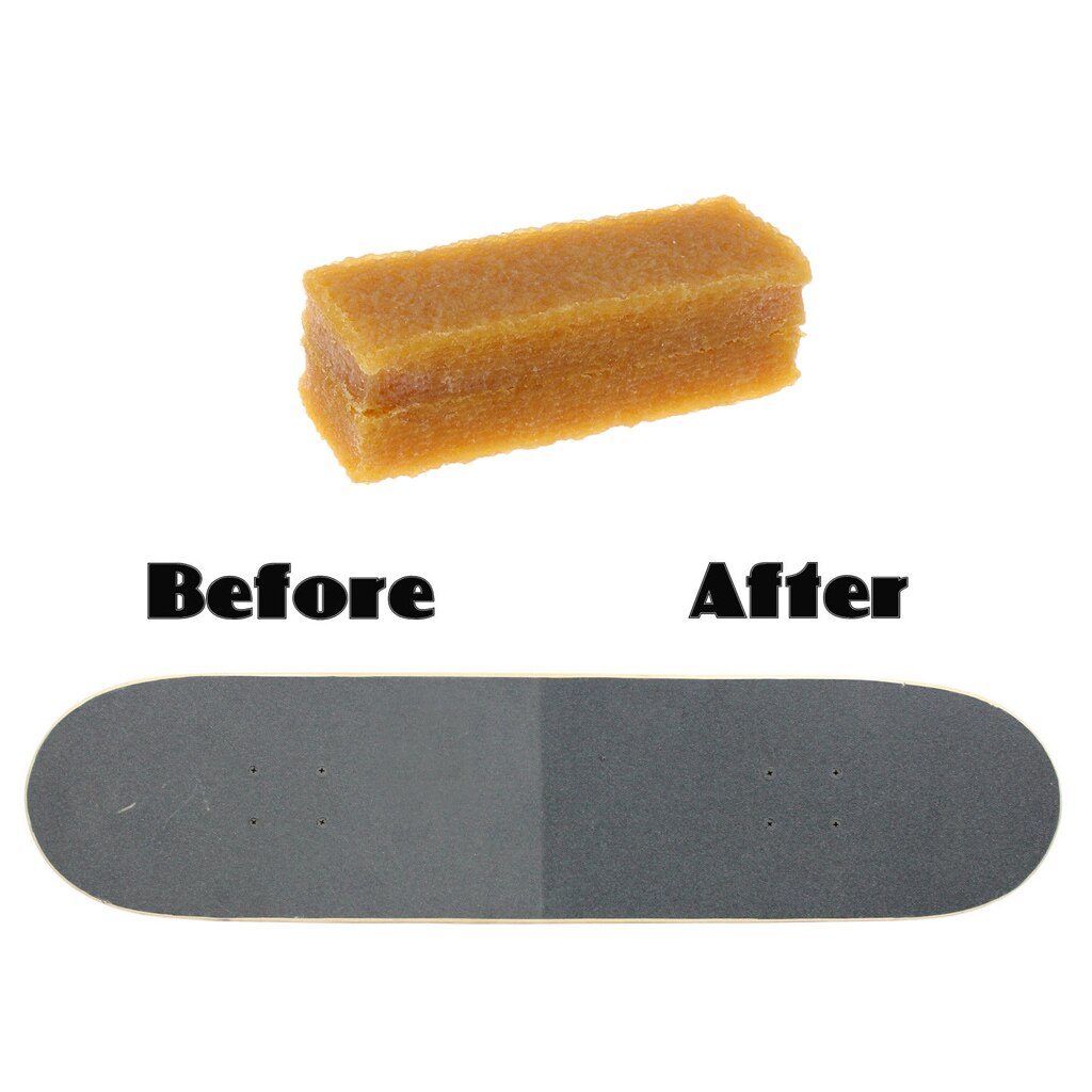 Great Rubber Skateboard Grip Tape Cleaner/Dirt Remover Eraser Tool Yellow