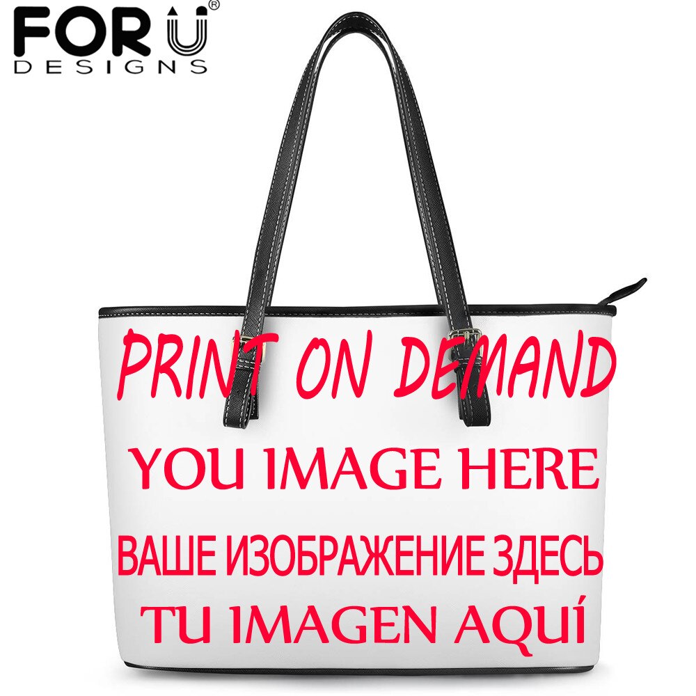 FORUDESIGNS borse a tracolla viola moda donna teschio di zucchero stampa sposa borsa Tote in pelle di lusso borsa di grande capacità