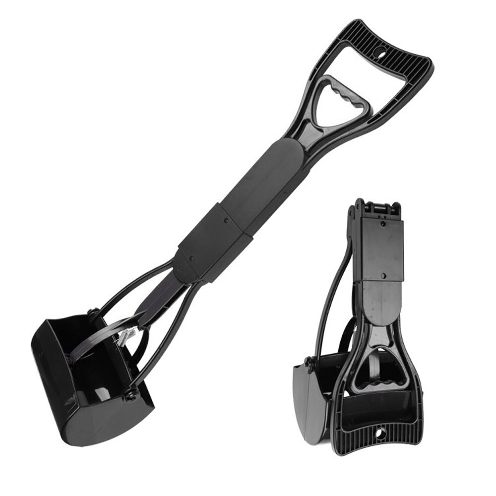 Ramasse-crottes pour animaux de compagnie, pelle à crottes de chien à long manche, pelle à crottes à mâchoire, ramassage des déchets d'animaux, outils de nettoyage extérieur pour animaux de compagnie: Et