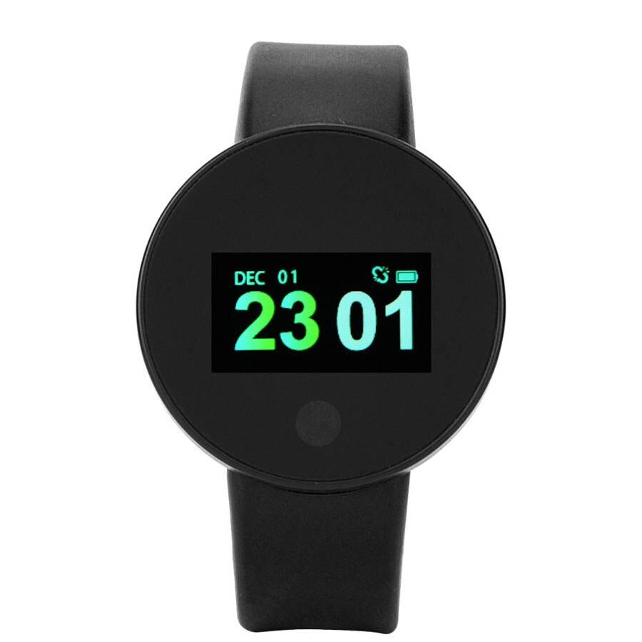 Smart Armband TLWD3Plus Screen Smartwatch Polsband Armband Fitness Rate Trackers Sleep Monitor Sport Smartwatch: Black