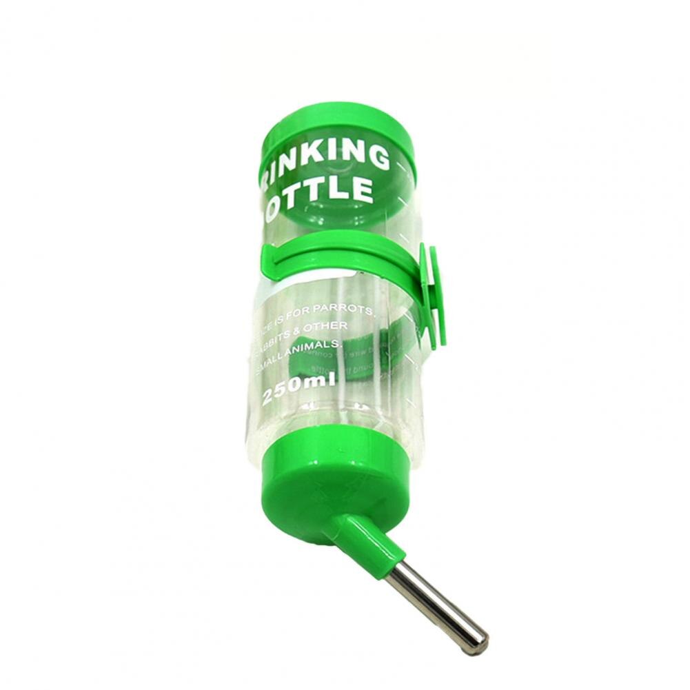 Abreuvoir Hamster en plastique 80ML/125ML, petit Animal, distributeur automatique, fontaine à boire suspendue, fournitures pour animaux de compagnie: Green / 80ML