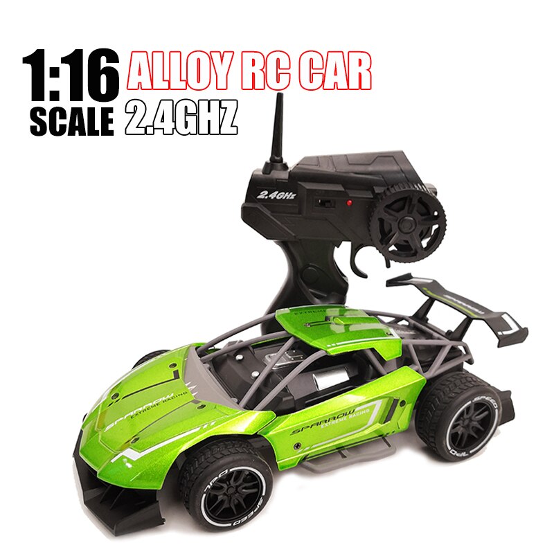 Aolly Rc Auto Metalen Afstandsbediening Drift Racing Voertuig Off Road Auto Hoge Snelheid Auto Speelgoed Voor Kids Max 15 km/h