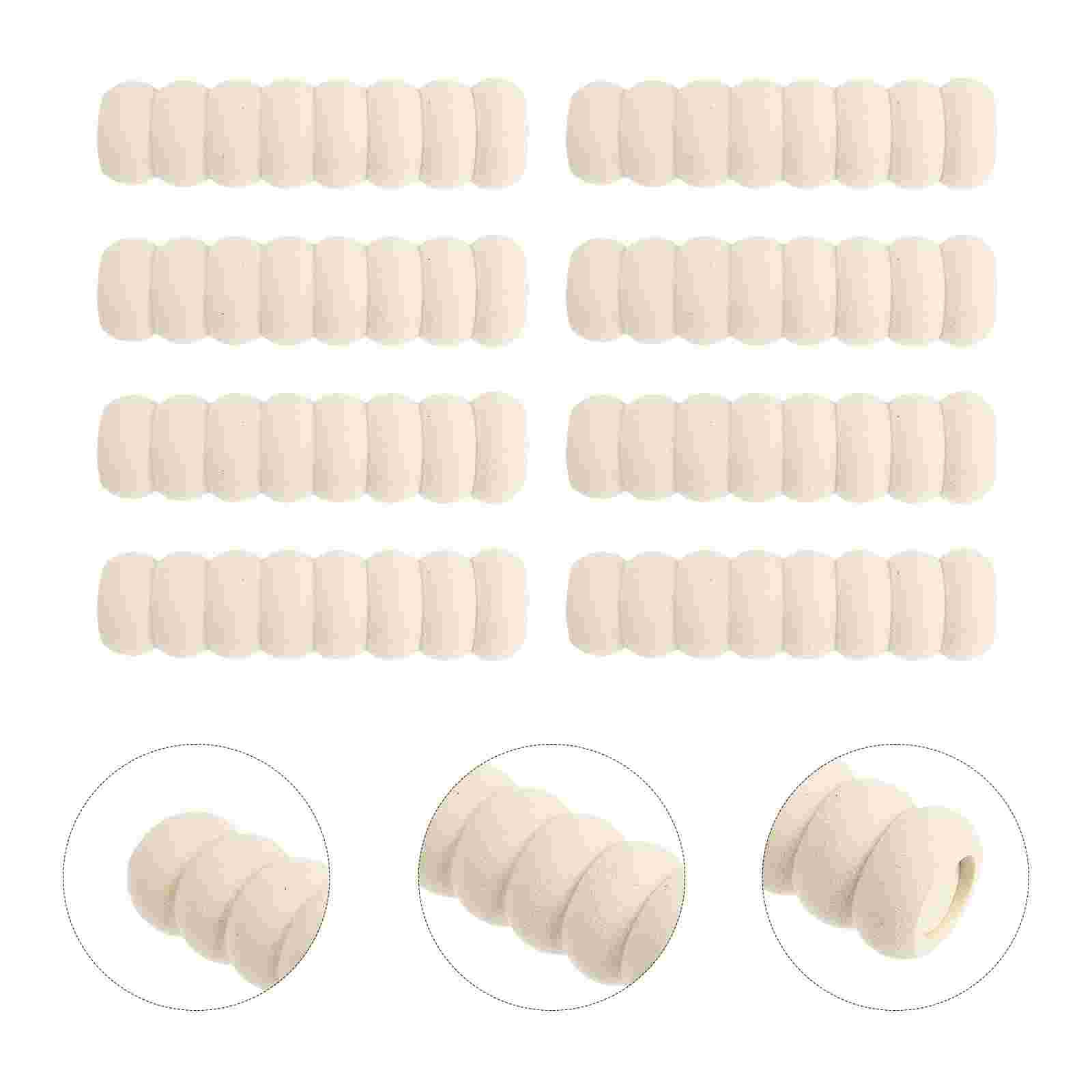 8Pcs Anti-static Door Handle Sleeve Home Doorknob Cover Chic Door Decor Beige