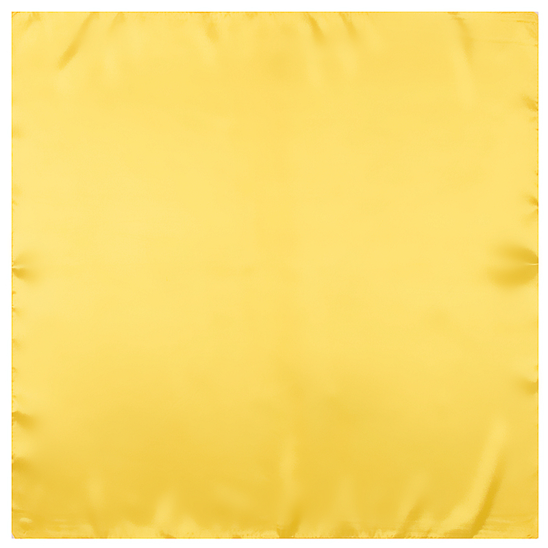 60cm primavera nova monocromática cor sólida ocupação feminina moda decoração pequeno lenço quadrado lenço de seda lenço de cabeça pequeno cachecol: YELLOW