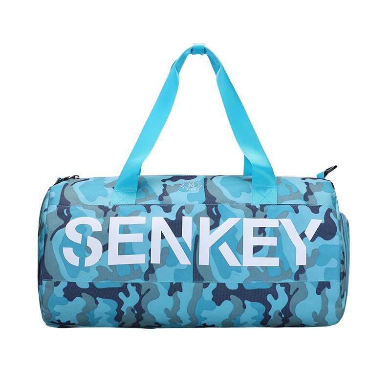 Senkeystyle Sport Sporttas Fitnees Waterdichte Traning Tas Mode Reistassen Outdoor Duffel Weekender Tas: Blue