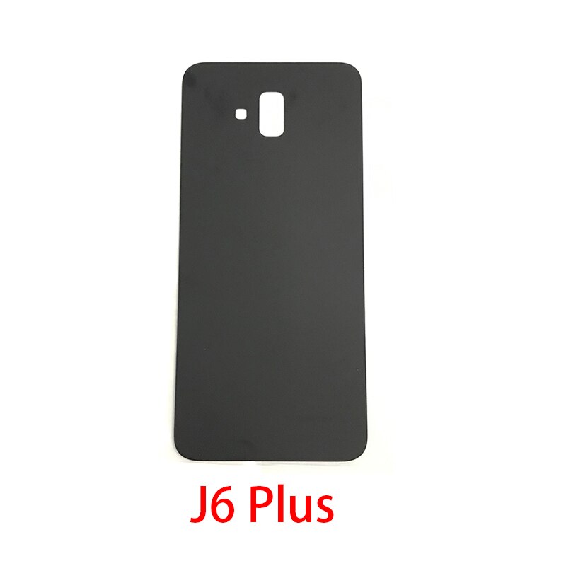 Achterkant van glas voor de samsung galaxy  j4 j6 plus  j415 j610 j610f batterijklepbehuizing batterij achterkant