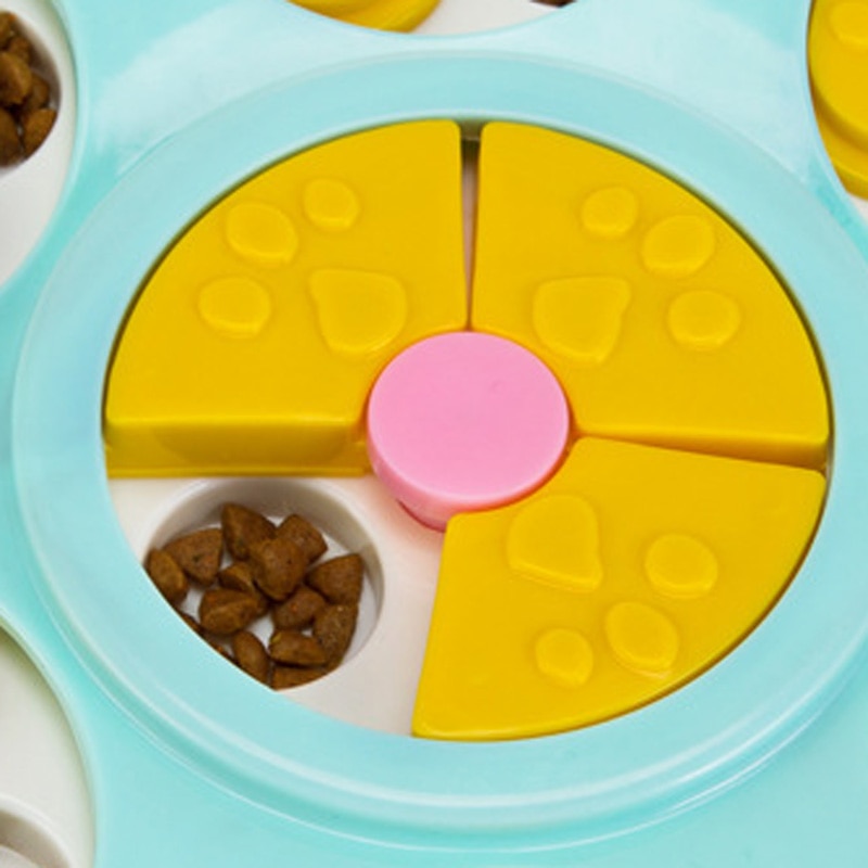 Dog Puzzle Feeder Toy Puppy Treat Dispenser Puzzle Slow Feeder Dog Toy Dog Training Games Feeder With Non-Slip