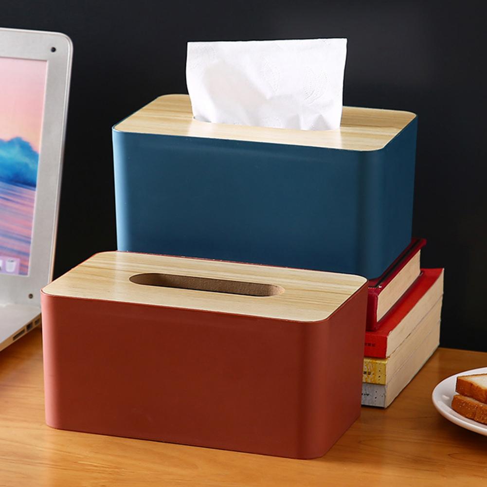 Tissue Cases Anti-Fade Household Removable Paper Holder Dust-Proof Napkin Box Wide Mouth Stylish Lightweight Tissue Box