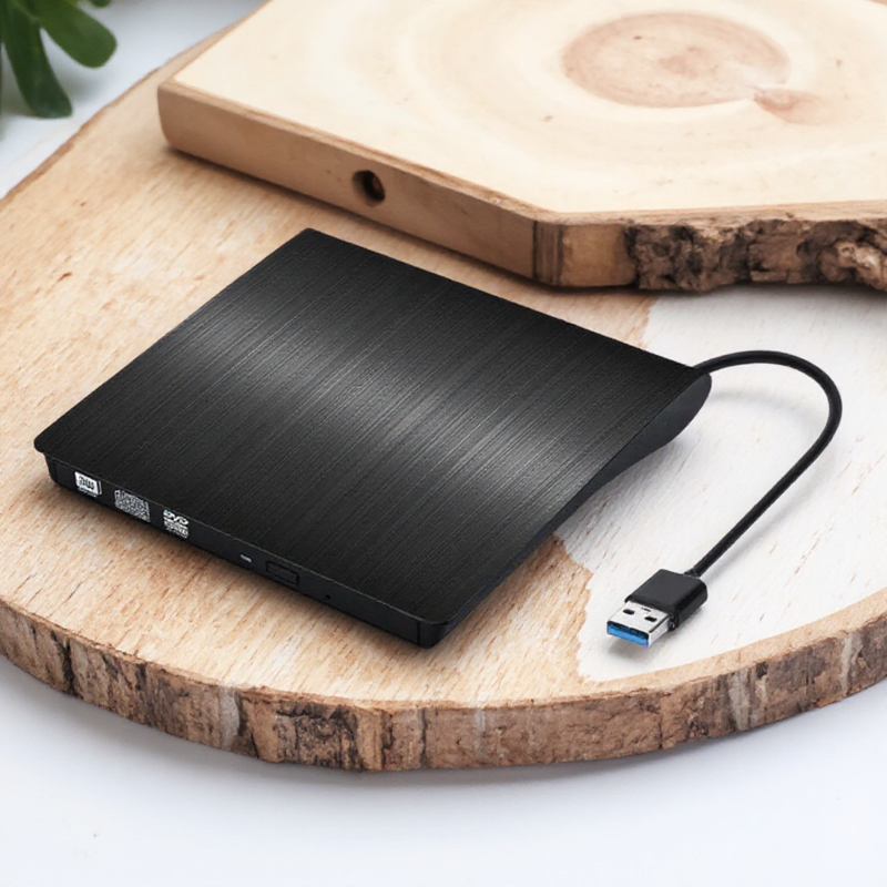 USB 3.0 External CD DVD Drive Writer Burner Portable for Laptop Desktop Mac Windows Linux High Speed: black