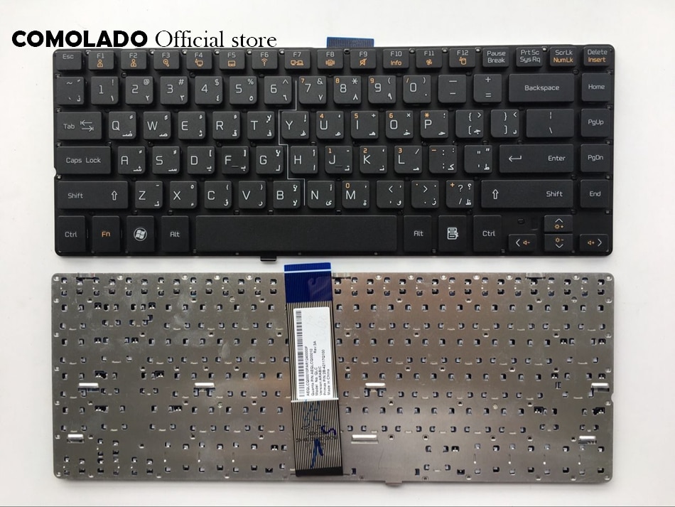 AR Arabisch Toetsenbord Voor LG P420 P420-N P425 PD420-K zwart toetsenbord AR Layout