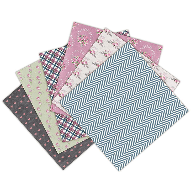 C style Scrapbooking paper pack of 24 sheets handmade craft paper craft Background pad 1134