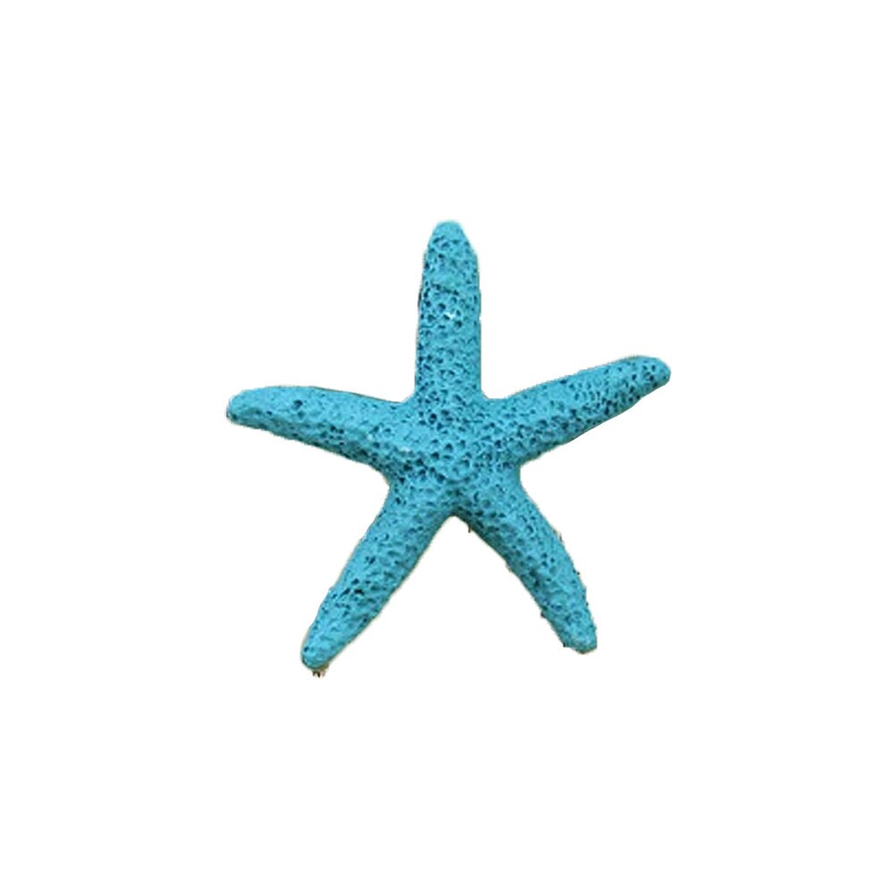 5cm Artificial Starfish Underwater Resin Aquarium Fish Tank Decoration Artificial Fish Pet Ornaments Viewing Decorations: Blue