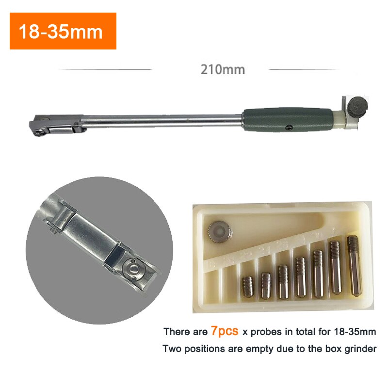 50-160mm Inner Diameter Bore Gauge Measuring Rod + Probe 12.7mm digital Indicator Inner Diameter Gauge 10-18mmMeasurement Tool: 18-35mm