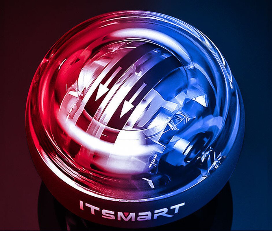 Wrist Ball Muscle Gyro Power Exerciser Fitness Self-start Centrifugal Gyroscopic Wrist Forearm Exercise Powerball&amp;Entertainment